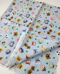 Animal Crossing / 100% Cotton Fabric (Sheeting) Fat Quarter Ships from CA USA