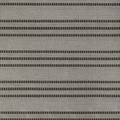 Groundworks OUTDOOR Striped Uphol Fabric- Fringe Weave / B&W 6 yds GWF-3825.816