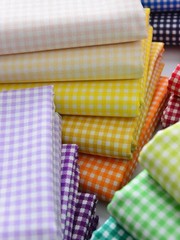 145cm Wide 4mm Cotton Gingham Check Fabric Dress Quilting Curtain Craft