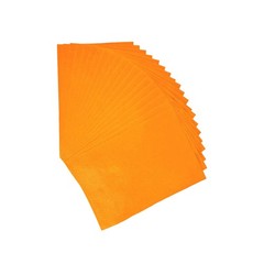 20PCS Orange Felt Sheets, 8×12, 1.4mm Thick, Soft, Handicraft, DIY, Sewing