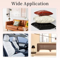 54″ 1y Marine Vinyl for Faux Leather Upholstery, Dark Red