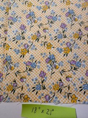 Floral Fabric Lot – Approx. 12 Yds Total Quilting Cotton Brights & Cottagecore