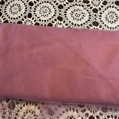 Soft Bridal Mesh Tulle Netting Fabric – 58″ Wide x 1 Yard Soft Rose Pink Mauve
