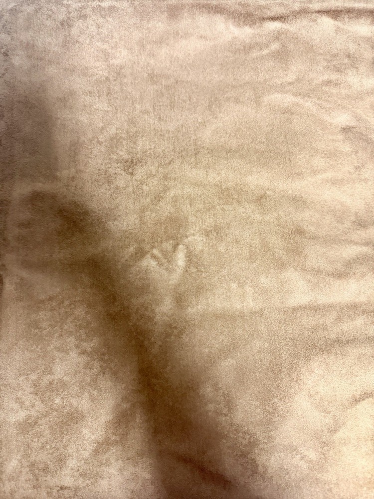 Vintage Dark Brown Faux Suede 29” Wide Upholstery Fabric 4 Yards