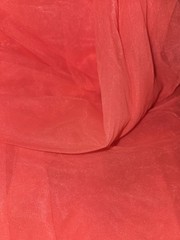 1 Yard of Coral Tulle Fabric