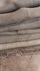 2+ sq. yds. Taupe/Beige/Light Brown Fabric, 50″ long x 56″ wide, Linen blend