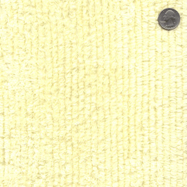 Terry Chenille Maize Yellow 57″ Wide Cotton Fabric by the Yard A710.04