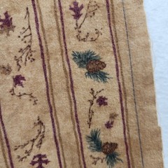 WILDERNESS TRAIL Holly Taylor MODA Flannel fabric panel 23×42″ camp canoe rustic