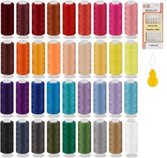 ilauke Sewing Thread, 36 Color 300 Yards per Spools 250 yards, 36 colors