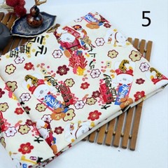 Japanese Fabric Cotton Shiba Inu Animals Print DIY Kimono Curtain Craft Clothes