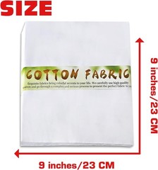 Durable 100% Cotton Fabric Squares – Ideal for Quilting & Crafting Creations