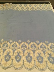 silk cotton fabric Embroidery 52” wide, 1+yards dress shirt