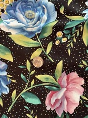 BLOOMSBURY SQUARE COTTON FABRIC 5 1/2 YARDS