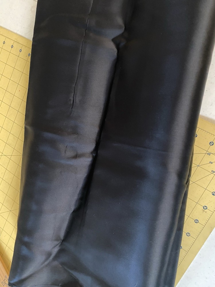 5 Yards Black Acetate Lining Fabric. 44″ Width. 0204