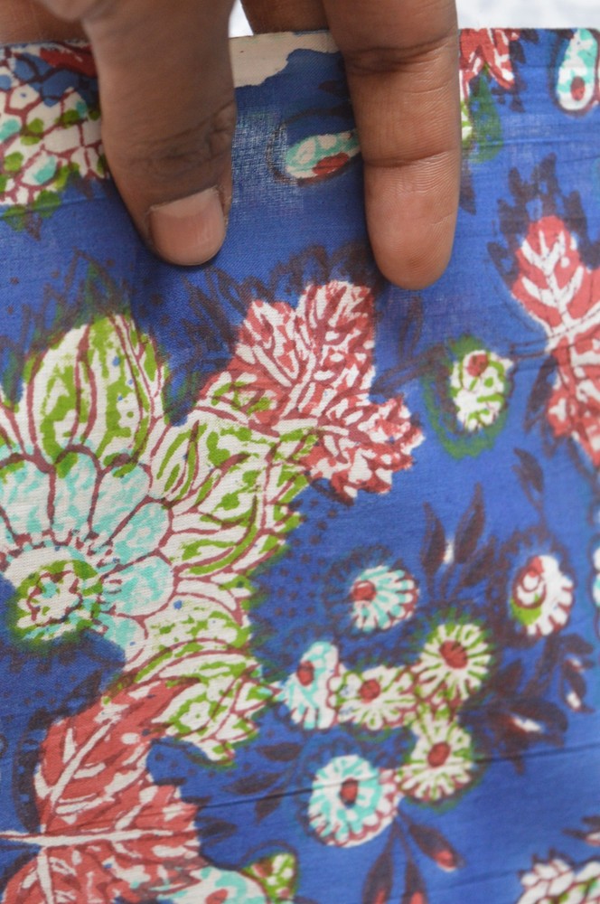 10 Yard Hand Block New Print Fabric 100%Cotton NO TARRIF CHARGES 100%✅ ZK_130