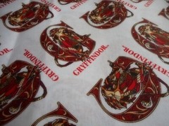 Brand New Gryffindor 100% Cotton by the 1/2 yard 18″ x 44″