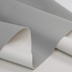 Versatile Faux Leather Sheets – 2 Yards of Durable Pebbled Gray for Any Crafting