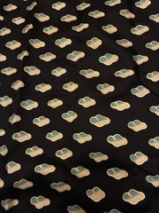 Authentic and rare Top Spanish designer luxury dress fabric, made in Italy