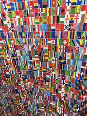 World Flags Spandex Fabric – International Flag Print 4-Way Swimwear Activewear