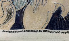 8 Yards Richloom Solarium ~ Arioso Indigo ~ Outdoor/Indoor Fabric ~Fade & Mildew
