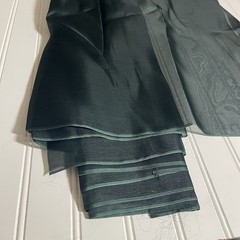 SILK DARK GREEN FABRIC 1 Yard x 22 Inches Wide or 36 Inches x 22 Wide