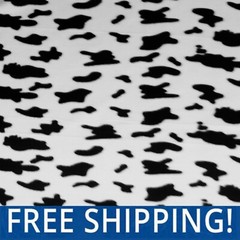 Cow Print Fleece Fabric – $$ Buy More – Save More $$ – #PT059