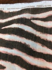 Zany Zebra Blush Drapery Upholstery Ronnie Gold Home Accent Fabric By The Yard