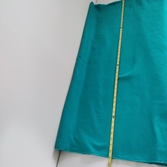 4.25 Yds Corduroy Fabric 100% Cotton 153×43 Aqua Blue Green Teal Silver Metallic