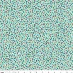 Playtime 1930s Fabric, Reproduction Feedsack Fabric, Quilting Fabric, Riley Bla