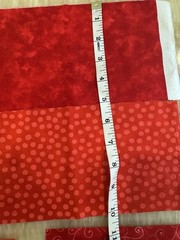 Junk Journal Fabric Lot Moda Grunge Christmas Red Green Scrap Quilting 16pc