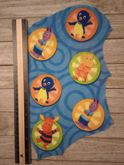 backyardigans fun fabric length polyester 6 characters 2.5 inch #1006 *