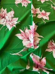 Authentic Top Italian designer Pure cotton luxury dress Fabric. Made in Italy