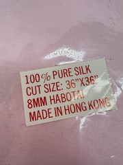 Lot of 16 100% Pure Silk Habotai Fabric Squares 36×36 Craft Dyeing Scarf Making