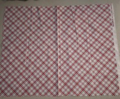 Red Gray White Diamond shape fabric 277311