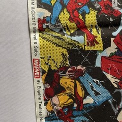 Marvel Comics Superheroes 2012 Fabric Eugene Textiles 54”H x 44”W Iron Man , Sp