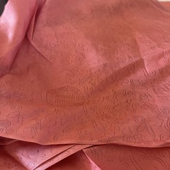 SILK PEACH PINK FABRIC 3 Yards x 21 Inches Wide or 108 Inches