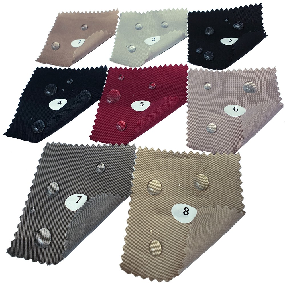 High Density Gabardine Cotton Breathable DWR Outdoor Fabric Trench Coat Jackets