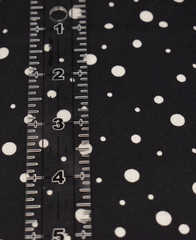 FAT QUARTER LOT of 2 BLACK WHITE mannequin DRESS FORM elsmerelda DOTS
