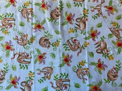 HOBBY LOBBY FABRIC 2019~Swinging Sleeping Sloths~VINES WITH BABY~Hibiscus Floral
