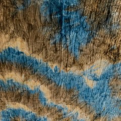 Greta BLUE BROWN BEIGE Wrinkled Polyester Stretch Velvet Fabric by the Yard for
