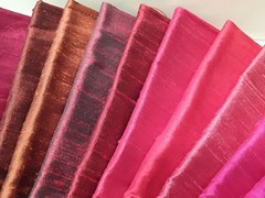 SILK COLLECTION 16 SILK DUPIONI COLORS 18″X22″ EACH NEW