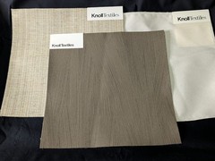 KnollTextiles Wall Panel Specialty 3pc Teflon Recycled Commercial Fabric 8.5″