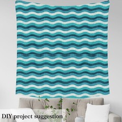 Erosebridal Ocean Waves Upholstery Fabric For Chairs Nautical Theme Fabric By