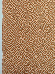 Knoll Eclat Weave in Tangerine, 7y20in,Modern,W/Nano-Tex, By Anni Albers In 1974
