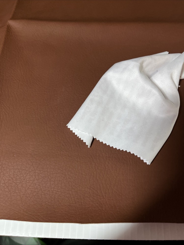 VINYL PLEATHER Proquinal London Tan PVC FABRIC Brown 20″ x 35.5″