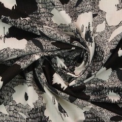 ROBERT ALLEN CARYS INK BLACK CONTEMPORAY FLORAL COTTON FABRIC BY YARD 54″W