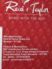 Reid & Taylor Suit Fabric Gift Set 2pc Blue Check & Solid Shirting Sewing Craft
