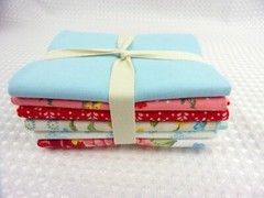 Pioneer Woman 6pc SWEET ROSE Fat Quarter Bundle 18″ x 21″ 100% Cotton Quilt