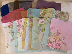 Bella Notte Luxury Fabric Samples Swatches 26 Pieces MELISSA Floral Print Linen