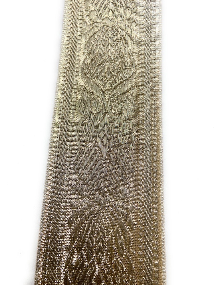 Metallic Bricade Ribbon, Sold by the Yard